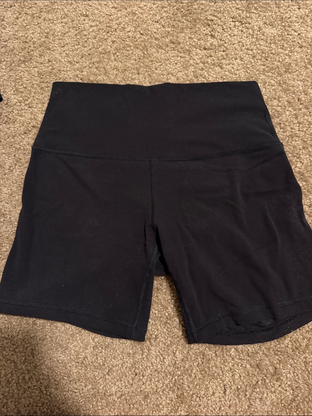 lululemon athletica Black High-Rise Bike Shorts